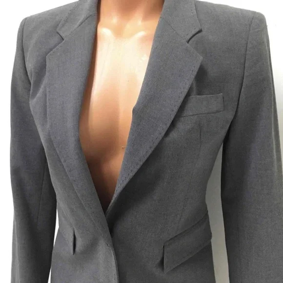 Express Jackets Coats Express Stretch Misses Size Grey